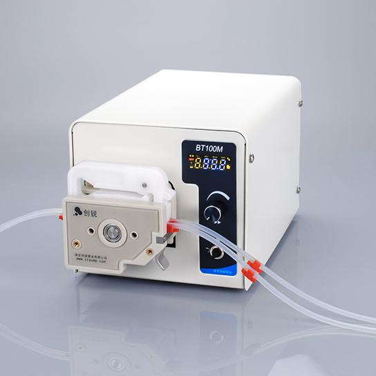 蠕动泵(转速型, 100rpm, 6滚轮, 2通道, 旋钮调节)